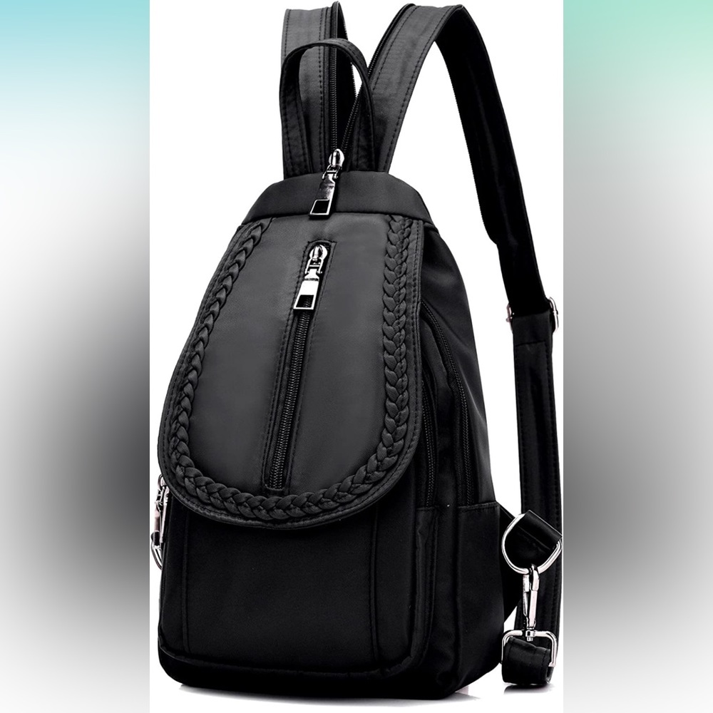 NOVOSACO Women Convertible Small Nylon Backpack Purse Sling Shoulder Bag